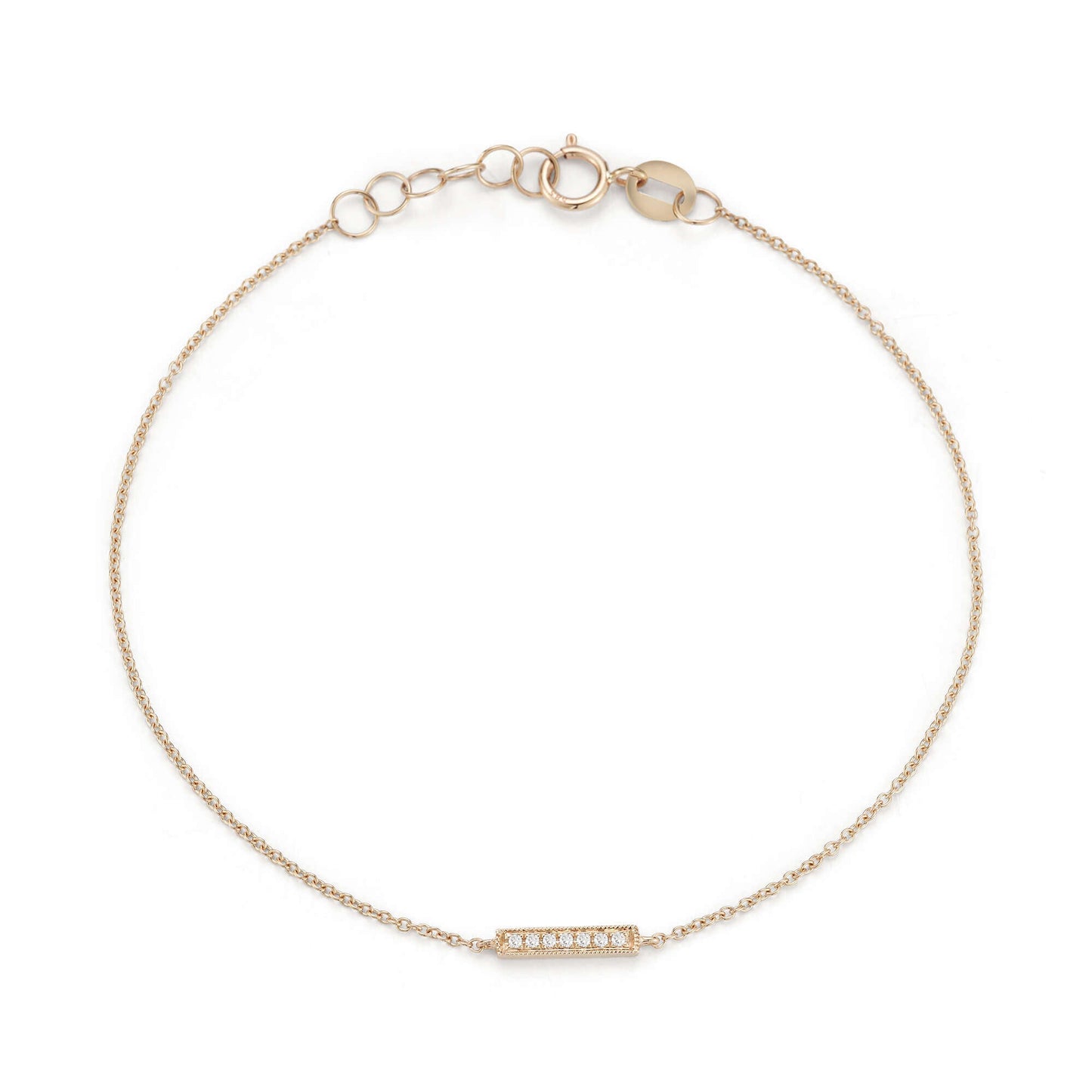 Solitaire Bezel-1.0 CT Oval Lab Grown Diamond Bracelets