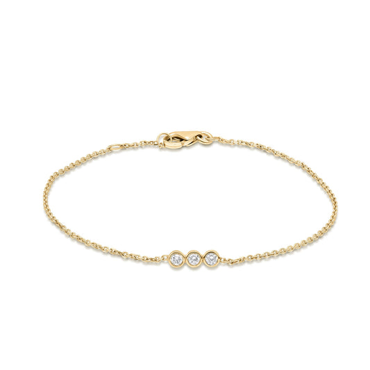 Solitaire Bezel-1.0 CT Oval Lab Grown Diamond Bracelets