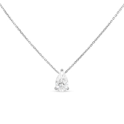 Solitaire- 1.0 CT Oval Lab Grown Diamond Necklace