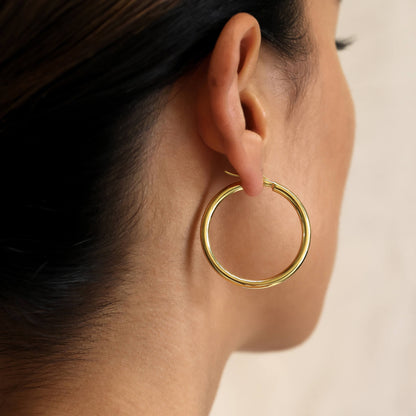 Classic Large Hoop Earring 5