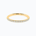 Load image into Gallery viewer, Elegant 0.32 TCW Round Lab-Grown Diamond Half Eternity Band
