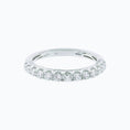 Load image into Gallery viewer, 18K Gold 0.30 TCW Round Lab-Grown Diamond Half Eternity Band
