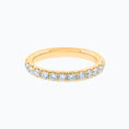 Load image into Gallery viewer, Radiant 0.73 Carat Round Lab-Grown Diamond Half Eternity Band
