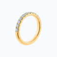 Load image into Gallery viewer, Radiant 0.73 Carat Round Lab-Grown Diamond Half Eternity Band
