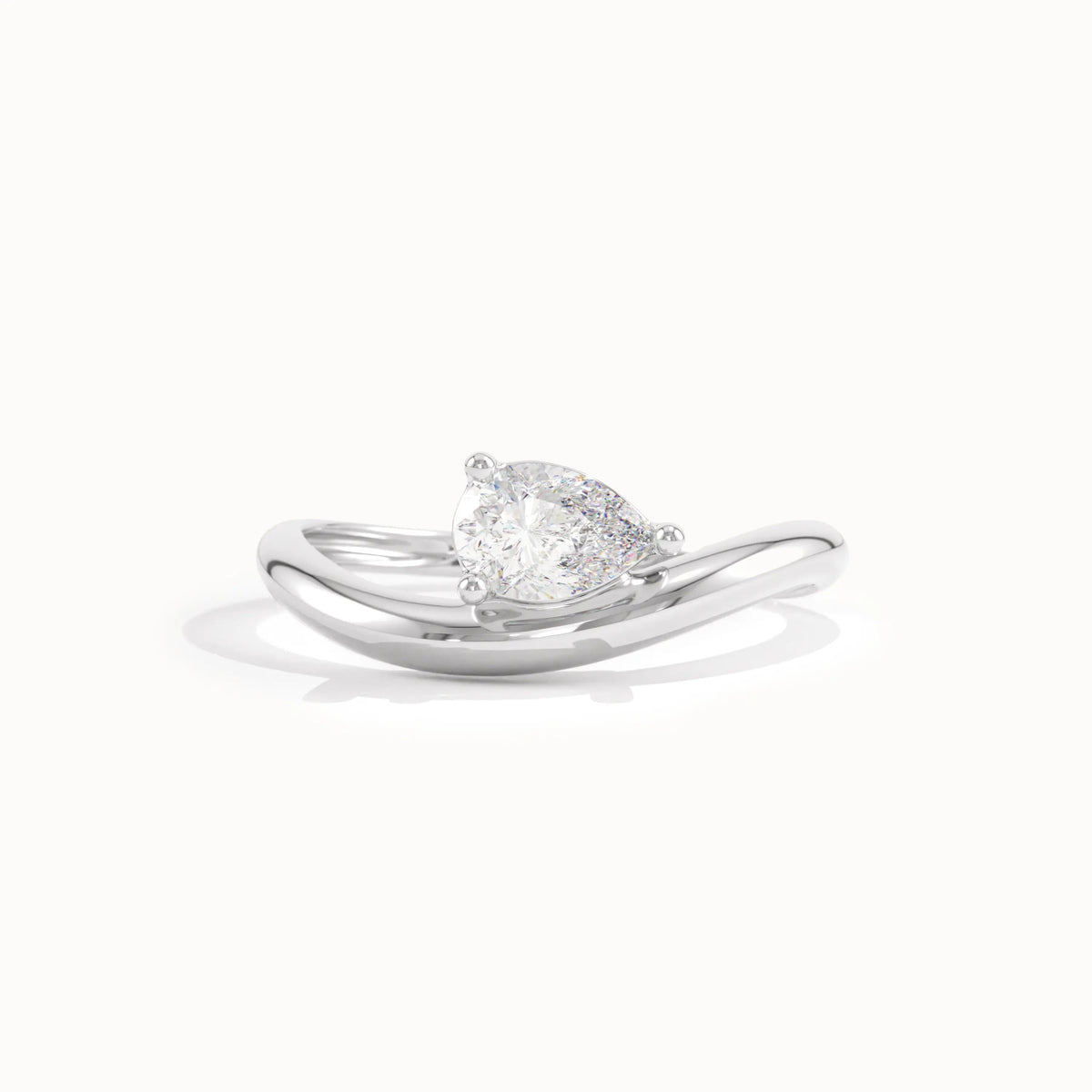 Solitaire Cathedral- 1.8 CT Cushion Lab Grown Diamond Wedding Band