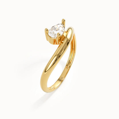 Solitaire Cathedral- 1.8 CT Cushion Lab Grown Diamond Wedding Band