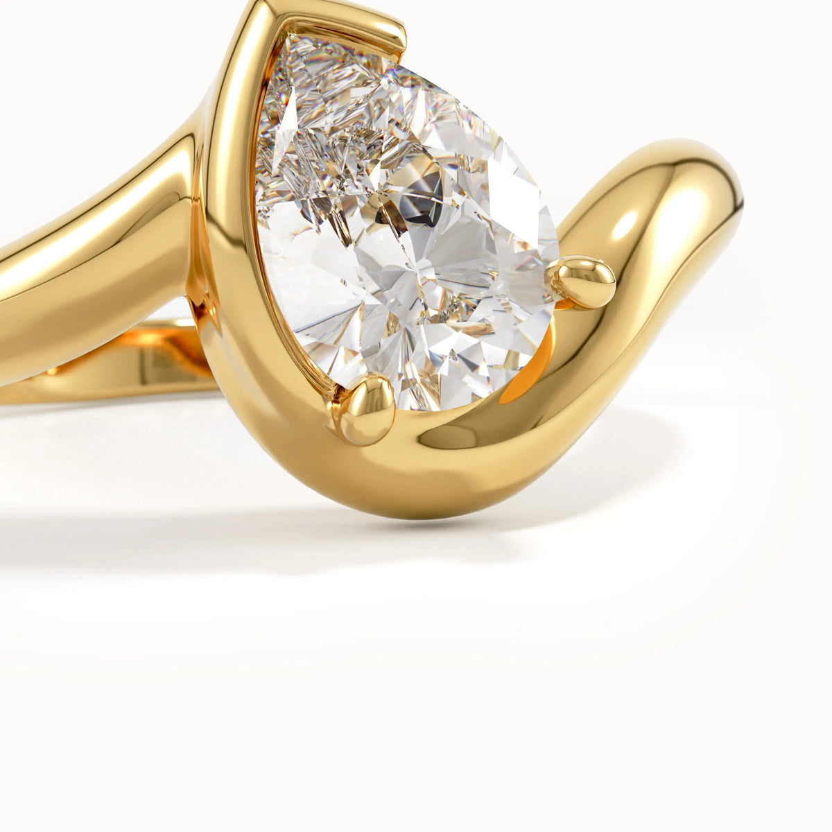 Solitaire Cathedral- 1.8 CT Cushion Lab Grown Diamond Wedding Band