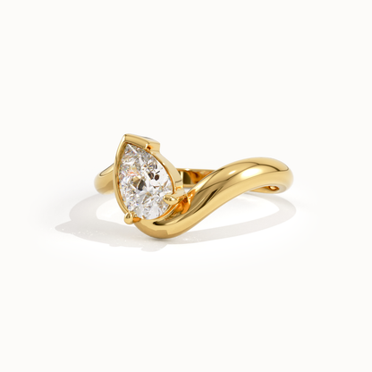Solitaire Cathedral- 1.8 CT Cushion Lab Grown Diamond Wedding Band