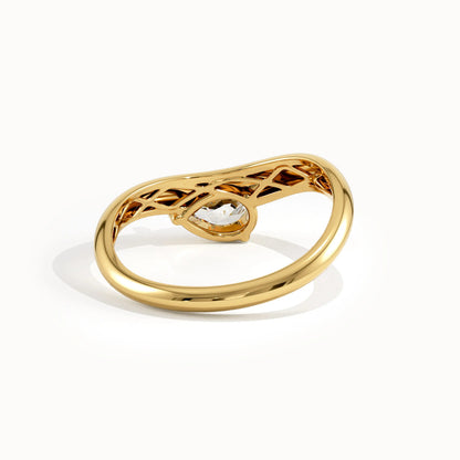 Solitaire Cathedral- 1.8 CT Cushion Lab Grown Diamond Wedding Band
