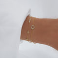 Load image into Gallery viewer, Elegant 0.08 TCW Round Lab-Grown Diamond Gold Bracelet
