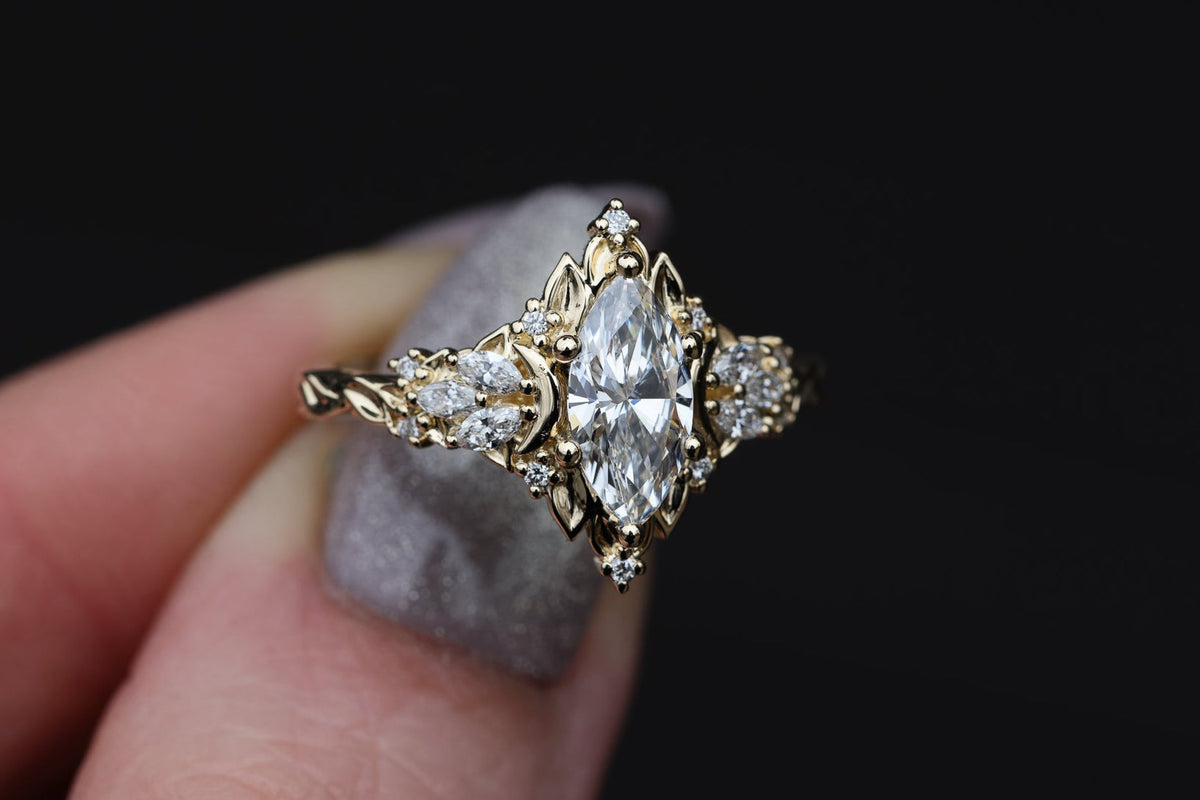 Solitaire Cathedral- 1.8 CT Cushion Lab Grown Diamond Wedding Band