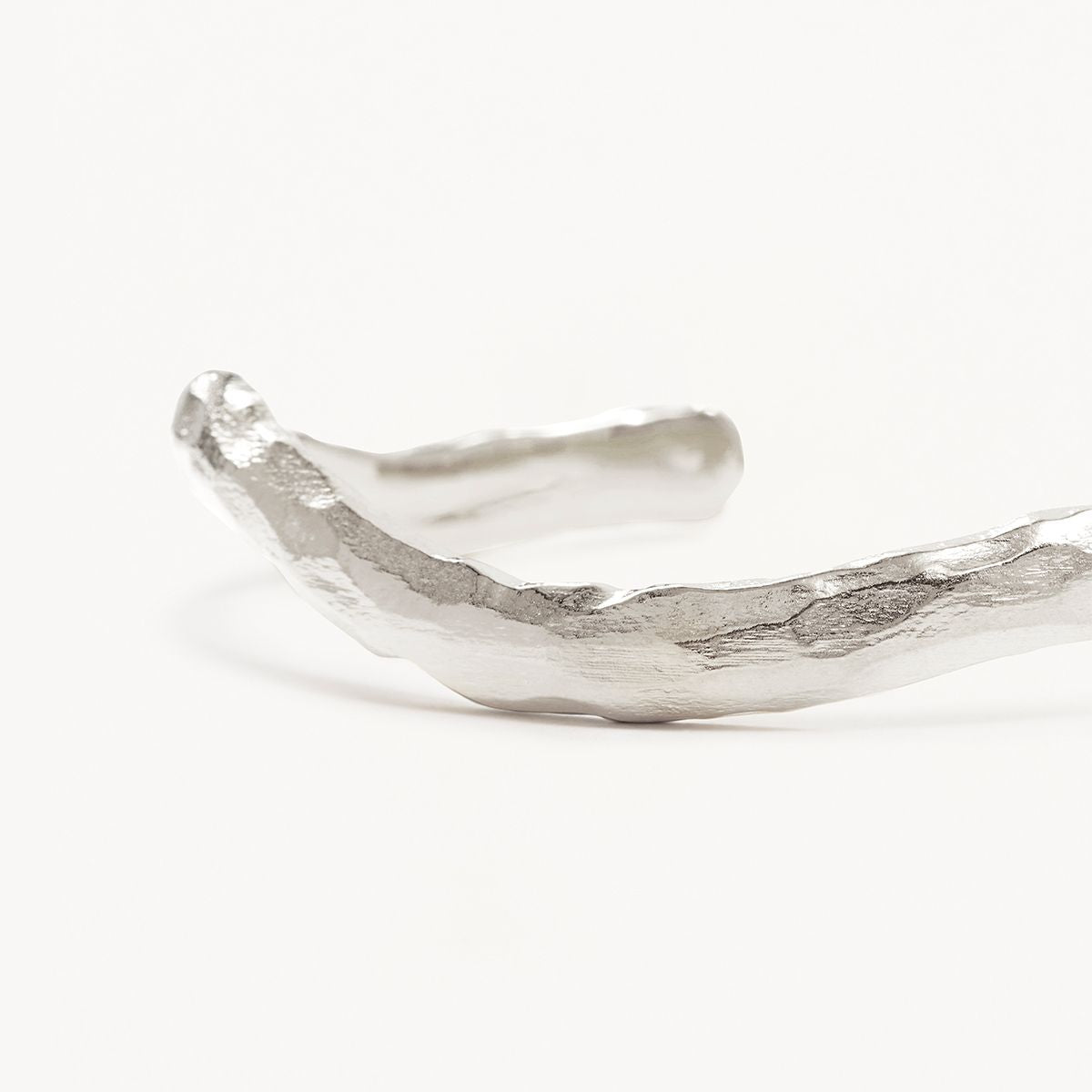 Golden Textured Horizon Cuff Bracelet 6