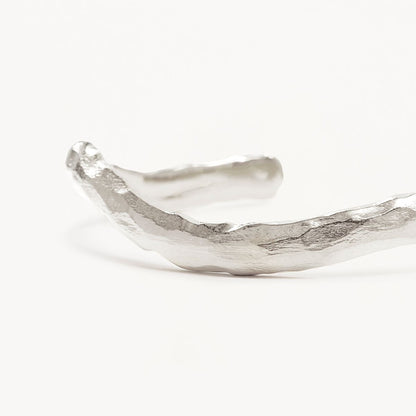 Golden Textured Horizon Cuff Bracelet 6