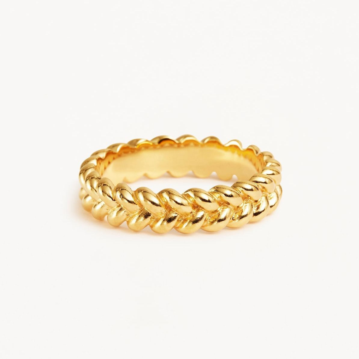 Simple Braided Intertwined Wedding Band 1