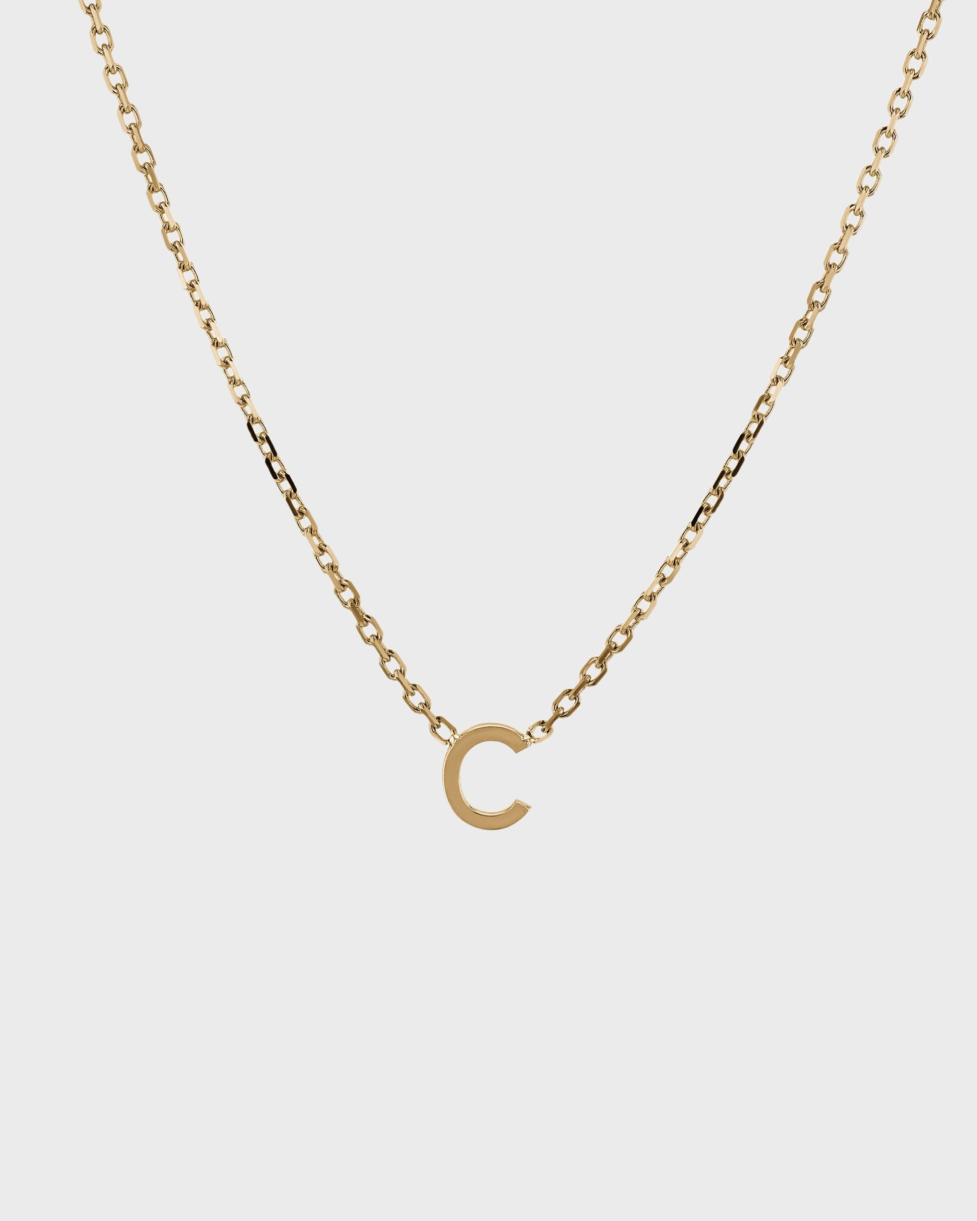 Elegant Gold Initial Choker Necklace 3