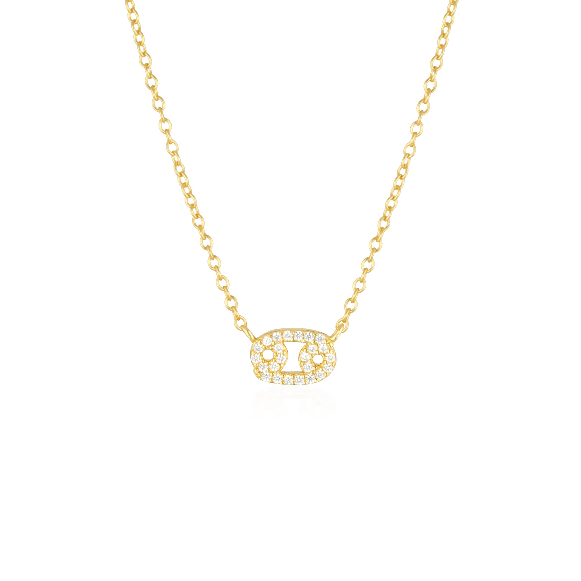 0.30 TCW Round Lab-Grown Diamond Zodiac Cancer Pendant Necklace 7