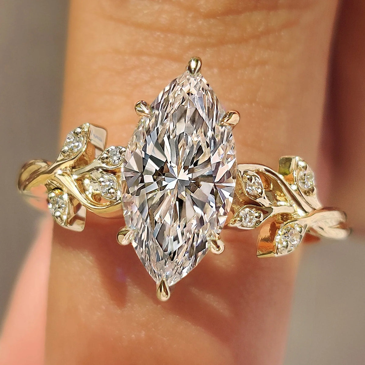 Solitaire Cathedral- 1.8 CT Cushion Lab Grown Diamond Wedding Band