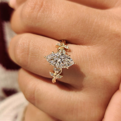 Solitaire Cathedral- 1.8 CT Cushion Lab Grown Diamond Wedding Band