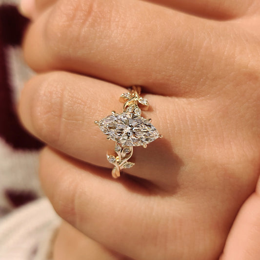 Solitaire Cathedral- 1.8 CT Cushion Lab Grown Diamond Wedding Band