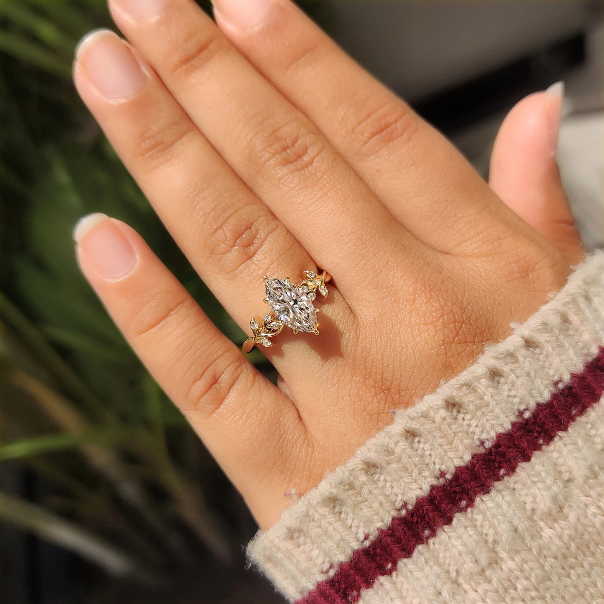 Solitaire Cathedral- 1.8 CT Cushion Lab Grown Diamond Wedding Band