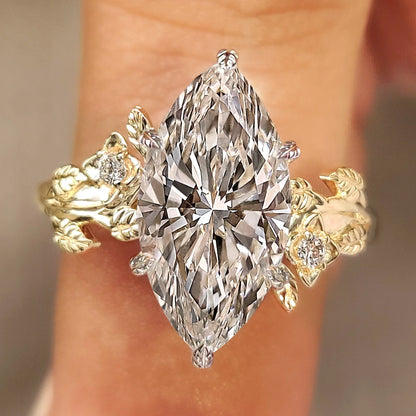Solitaire Cathedral- 1.8 CT Cushion Lab Grown Diamond Wedding Band