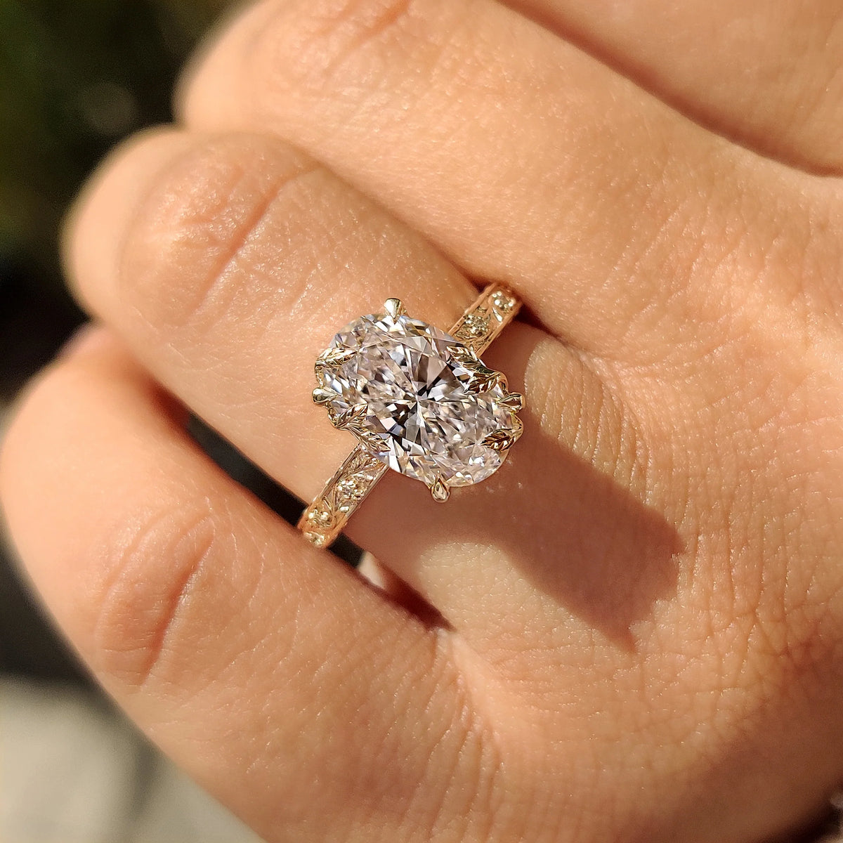 Solitaire Cathedral- 1.8 CT Cushion Lab Grown Diamond Wedding Band