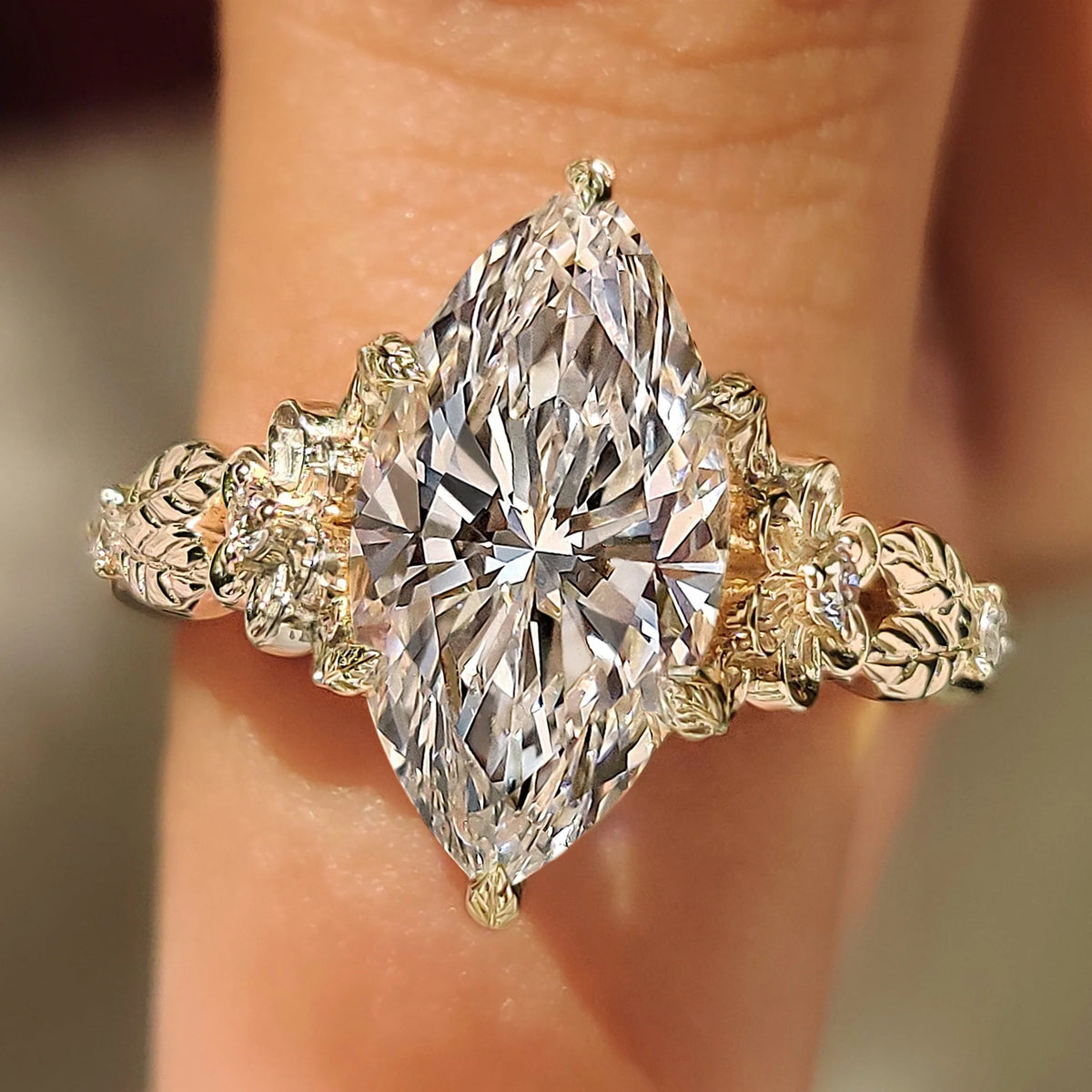 Solitaire Cathedral- 1.8 CT Cushion Lab Grown Diamond Wedding Band