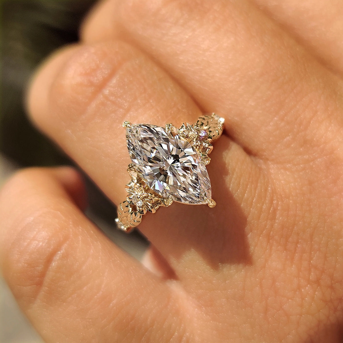 Solitaire Cathedral- 1.8 CT Cushion Lab Grown Diamond Wedding Band