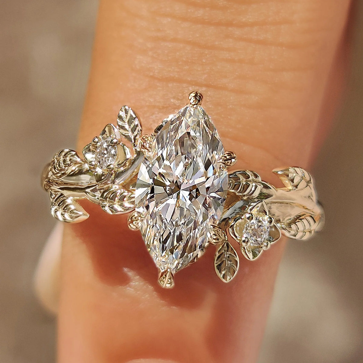 Solitaire Cathedral- 1.8 CT Cushion Lab Grown Diamond Wedding Band