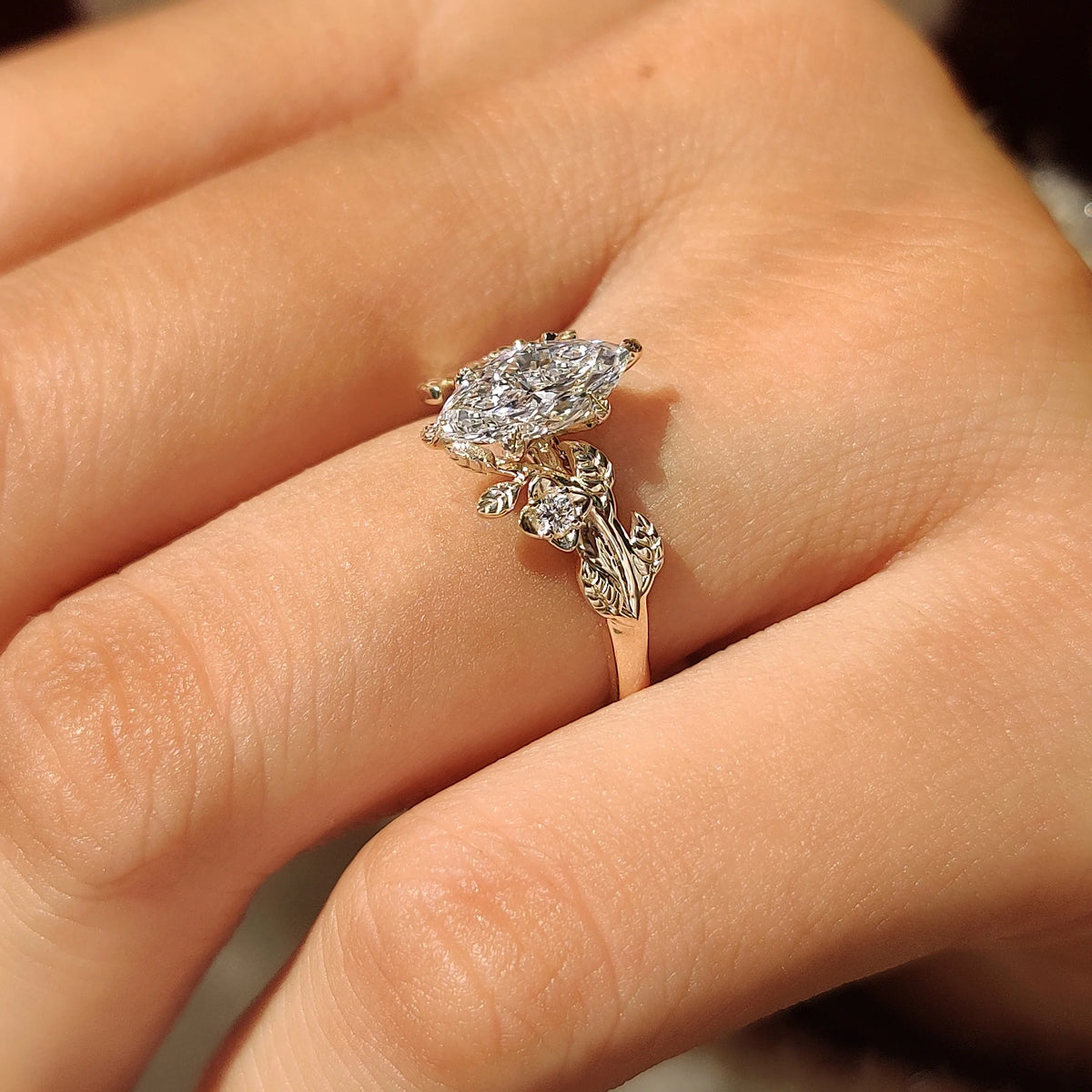 Solitaire Cathedral- 1.8 CT Cushion Lab Grown Diamond Wedding Band