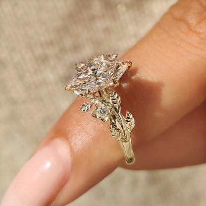 Solitaire Cathedral- 1.8 CT Cushion Lab Grown Diamond Wedding Band