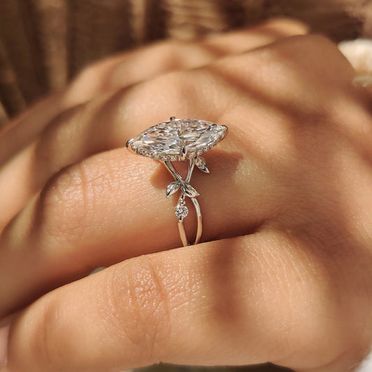 Solitaire Cathedral- 1.8 CT Cushion Lab Grown Diamond Wedding Band
