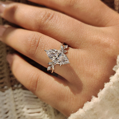 Solitaire Cathedral- 1.8 CT Cushion Lab Grown Diamond Wedding Band