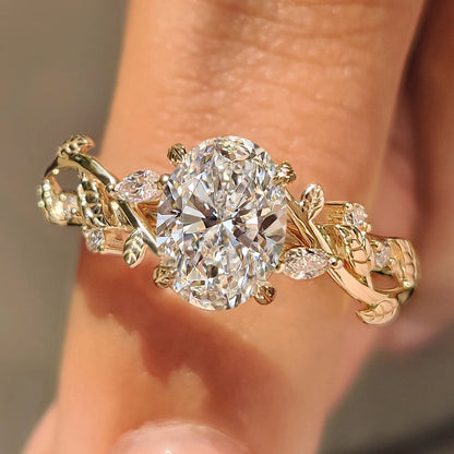 Solitaire Cathedral- 1.8 CT Cushion Lab Grown Diamond Wedding Band