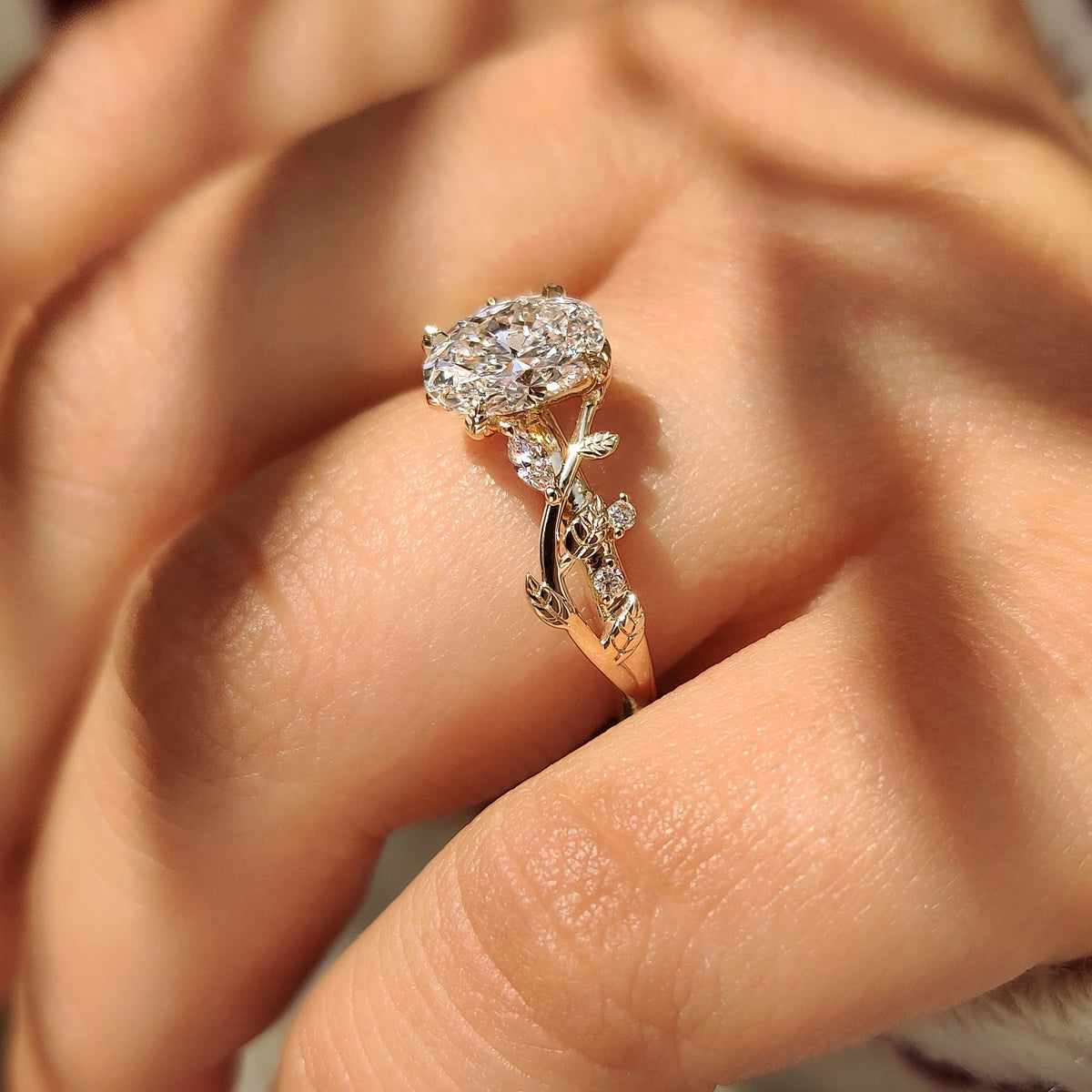 Solitaire Cathedral- 1.8 CT Cushion Lab Grown Diamond Wedding Band