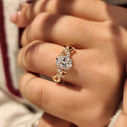 Solitaire Cathedral- 1.8 CT Cushion Lab Grown Diamond Wedding Band