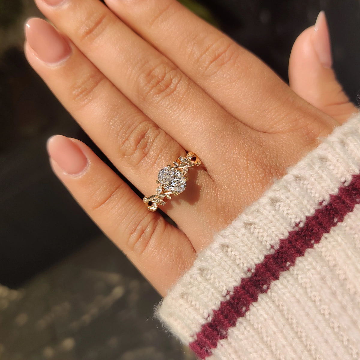 Solitaire Cathedral- 1.8 CT Cushion Lab Grown Diamond Wedding Band