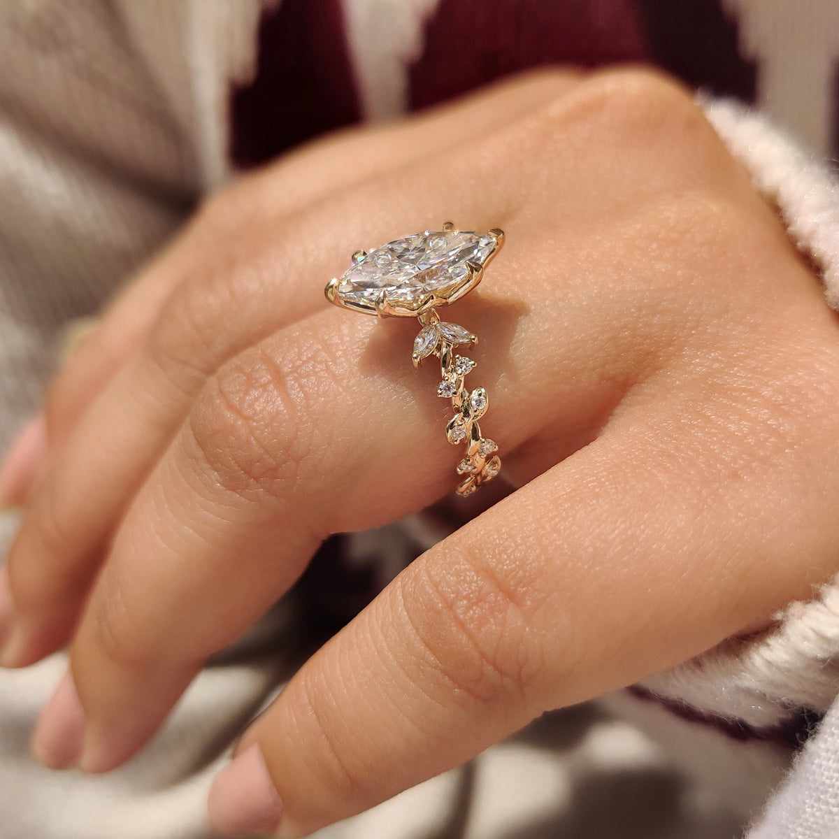 Solitaire Cathedral- 1.8 CT Cushion Lab Grown Diamond Wedding Band