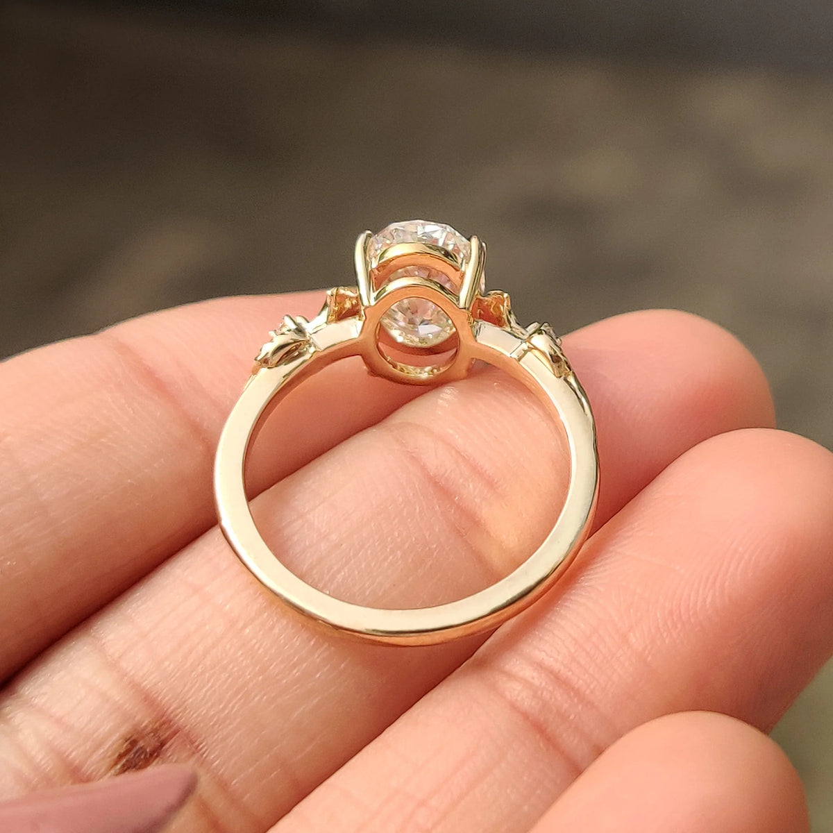 Solitaire Cathedral- 1.8 CT Cushion Lab Grown Diamond Wedding Band