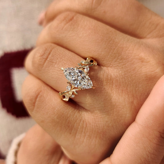 Solitaire Cathedral- 1.8 CT Cushion Lab Grown Diamond Wedding Band