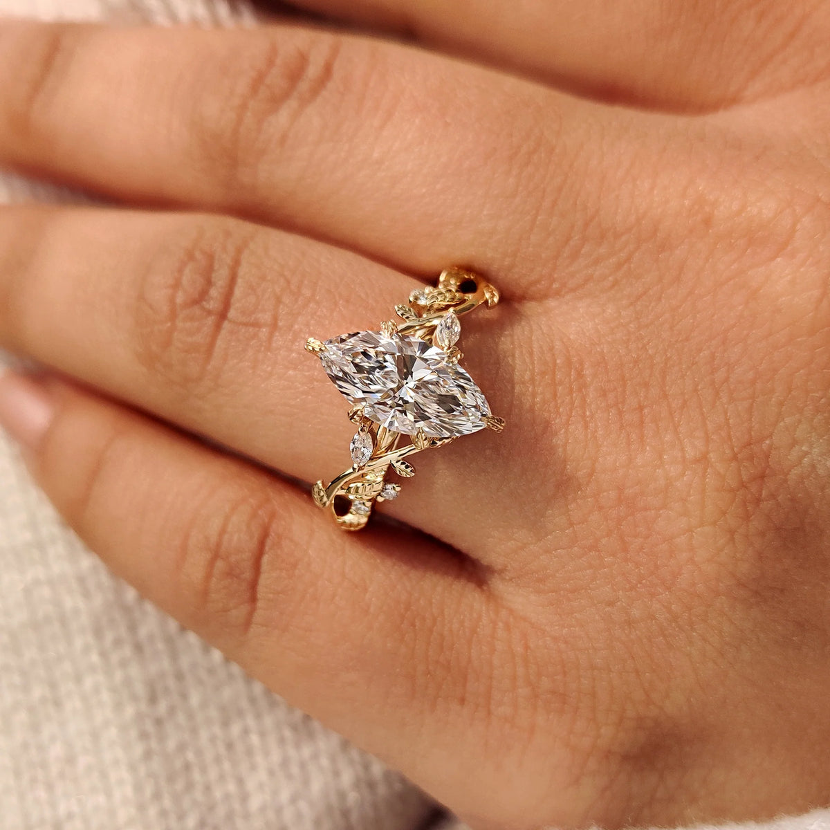 Solitaire Cathedral- 1.8 CT Cushion Lab Grown Diamond Wedding Band