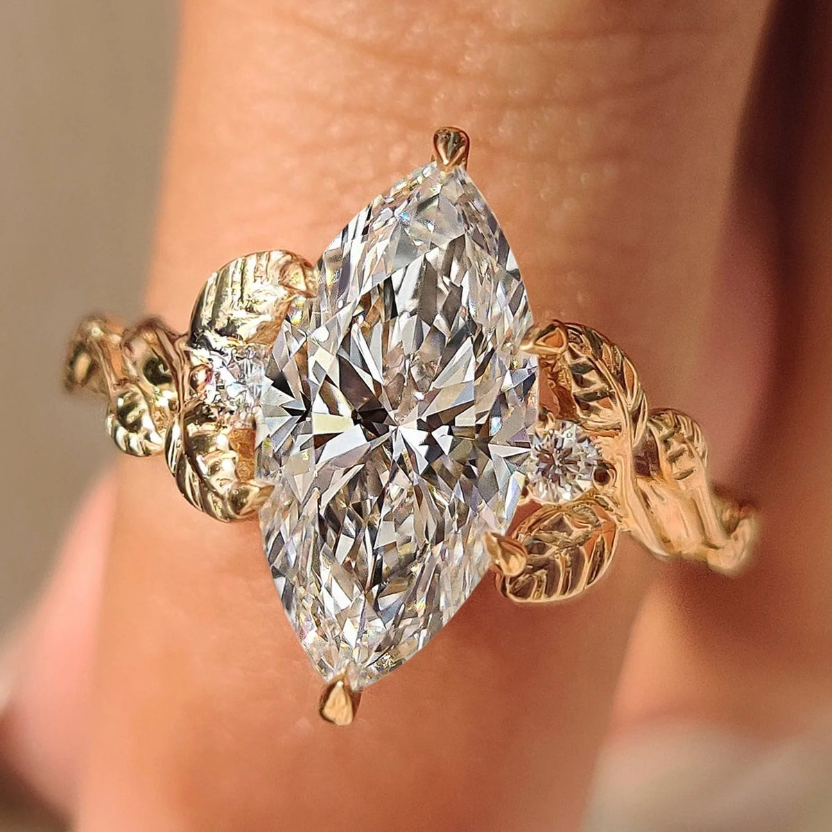 Solitaire Cathedral- 1.8 CT Cushion Lab Grown Diamond Wedding Band