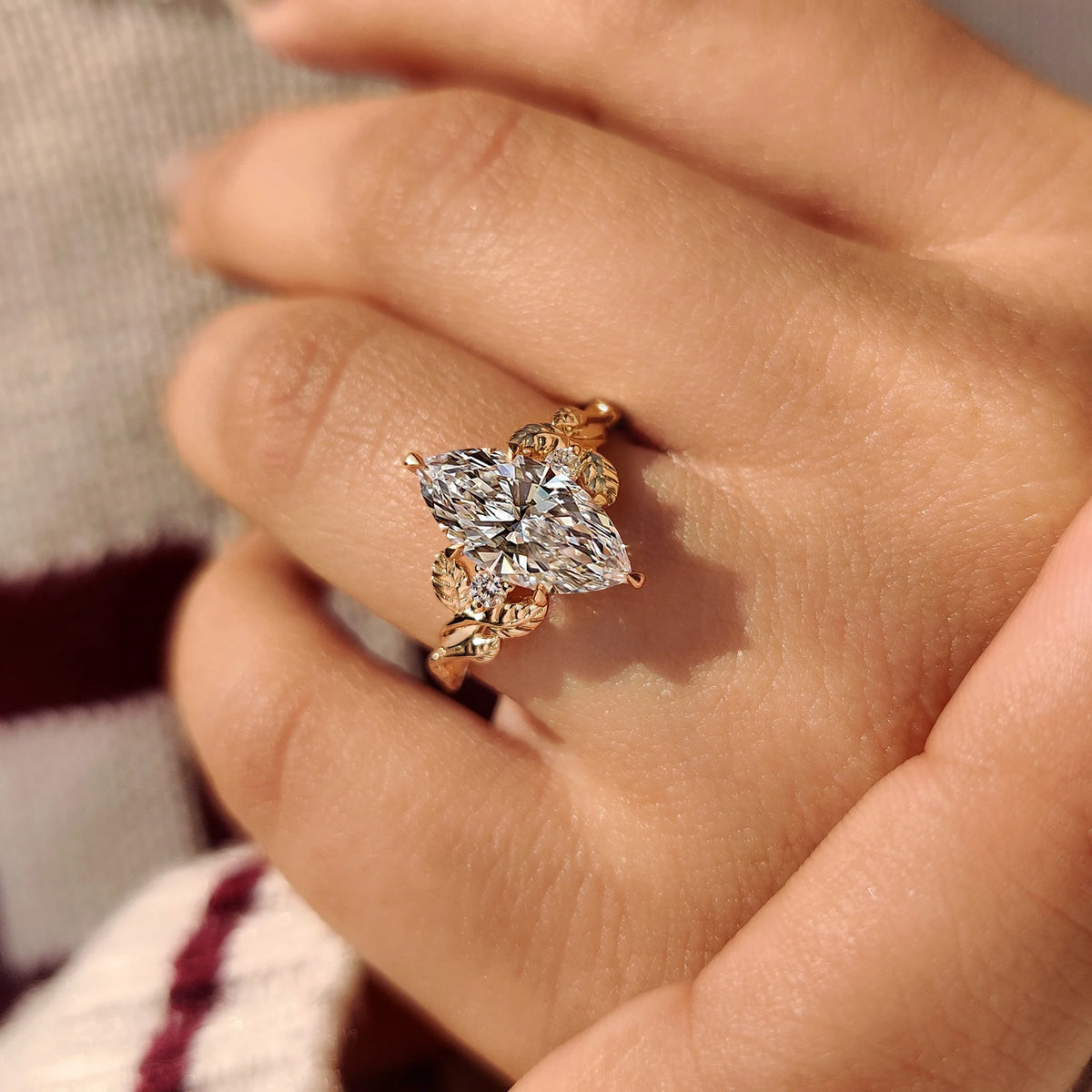 Solitaire Cathedral- 1.8 CT Cushion Lab Grown Diamond Wedding Band