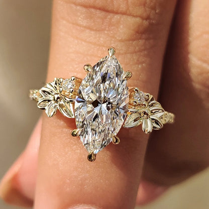 Solitaire Cathedral- 1.8 CT Cushion Lab Grown Diamond Wedding Band