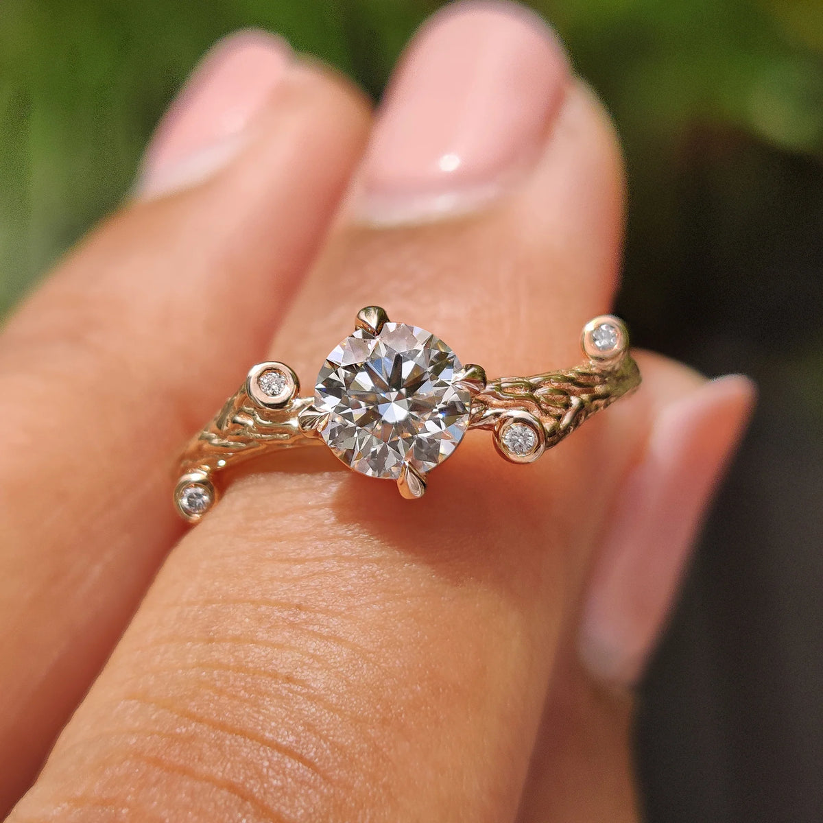 Solitaire Cathedral- 1.8 CT Cushion Lab Grown Diamond Wedding Band
