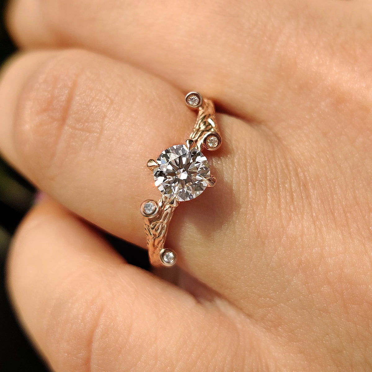 Solitaire Cathedral- 1.8 CT Cushion Lab Grown Diamond Wedding Band