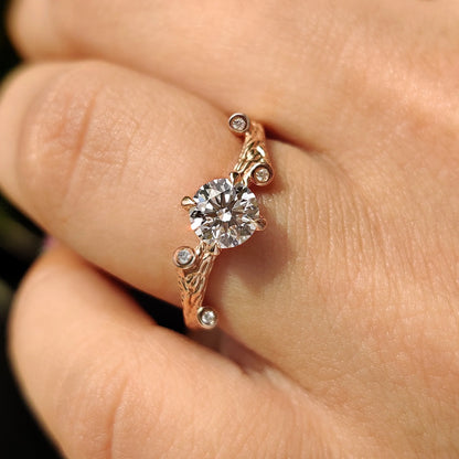 Solitaire Cathedral- 1.8 CT Cushion Lab Grown Diamond Wedding Band