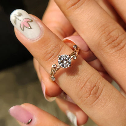 Solitaire Cathedral- 1.8 CT Cushion Lab Grown Diamond Wedding Band