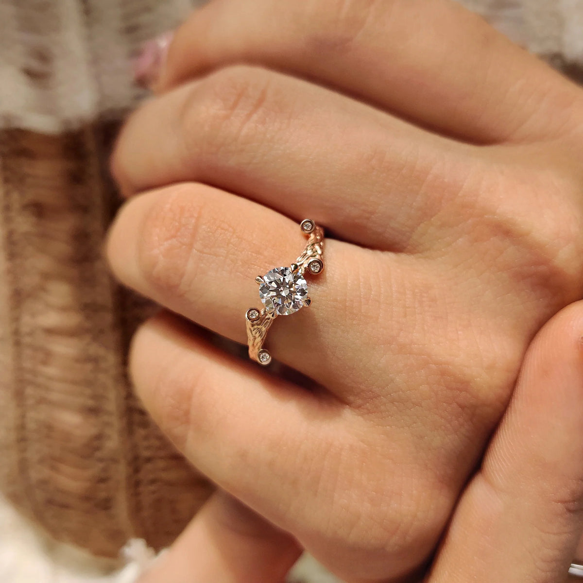 Solitaire Cathedral- 1.8 CT Cushion Lab Grown Diamond Wedding Band