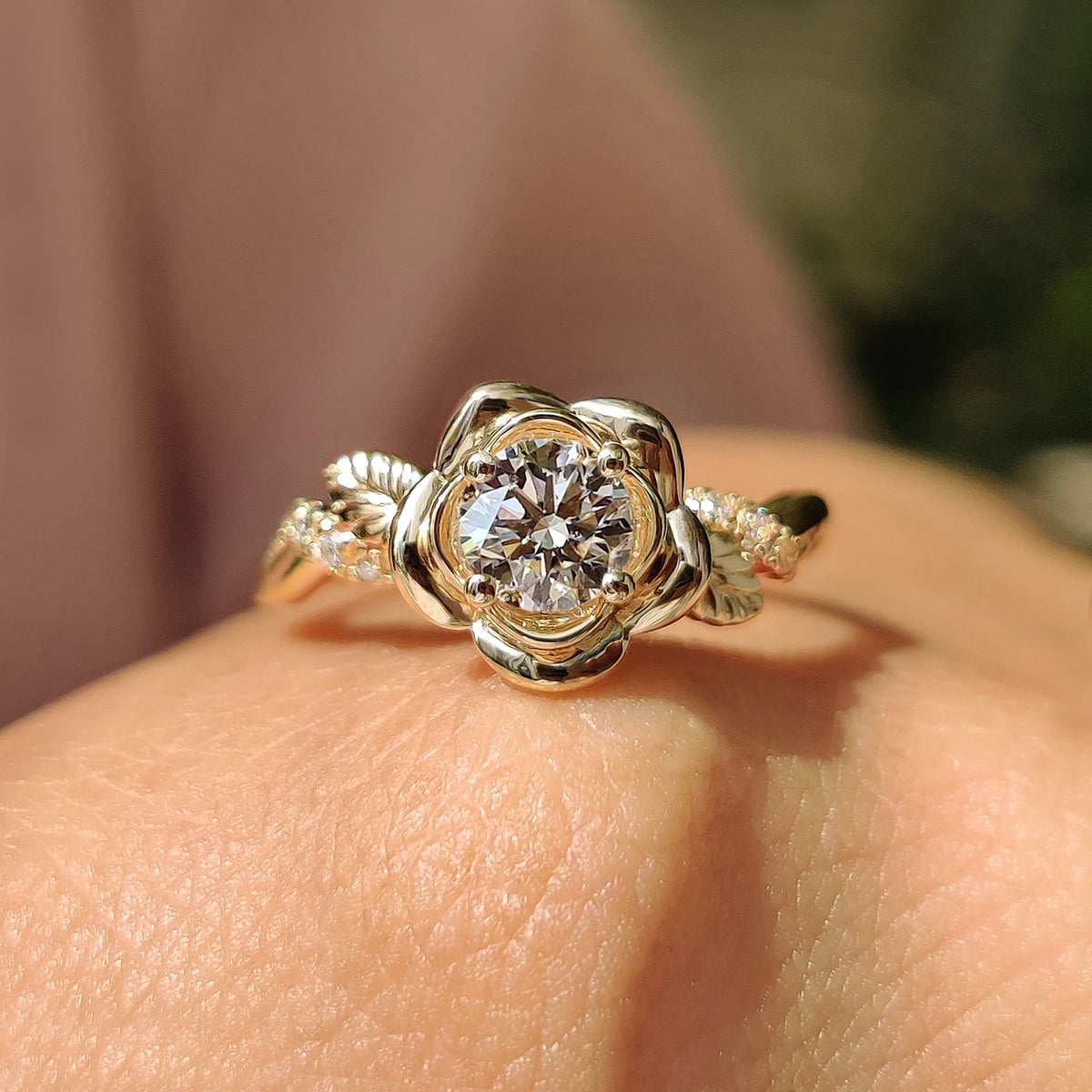 Solitaire Cathedral- 1.8 CT Cushion Lab Grown Diamond Wedding Band